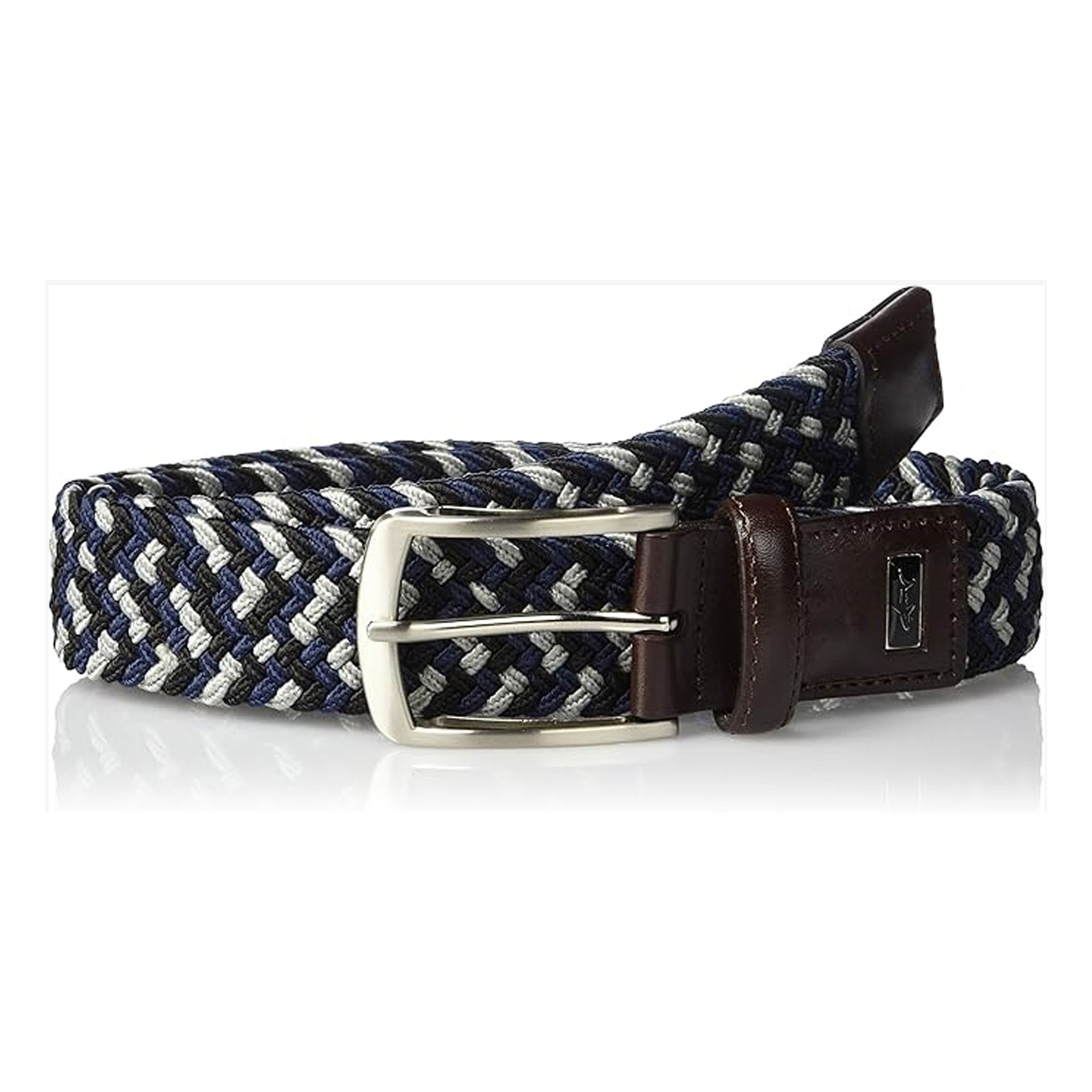 GN 35 MM MULTI COLOR BELT BLACK/WHT/GRY GRY/NVY/BLK / 30