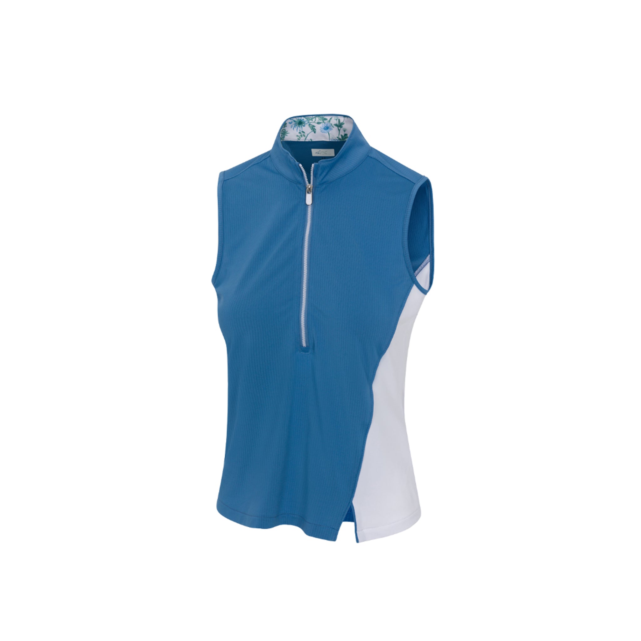 GNM SINTRA S/L SCULPTED NECK POLO AZURE BLUE AZURE BLUE / L