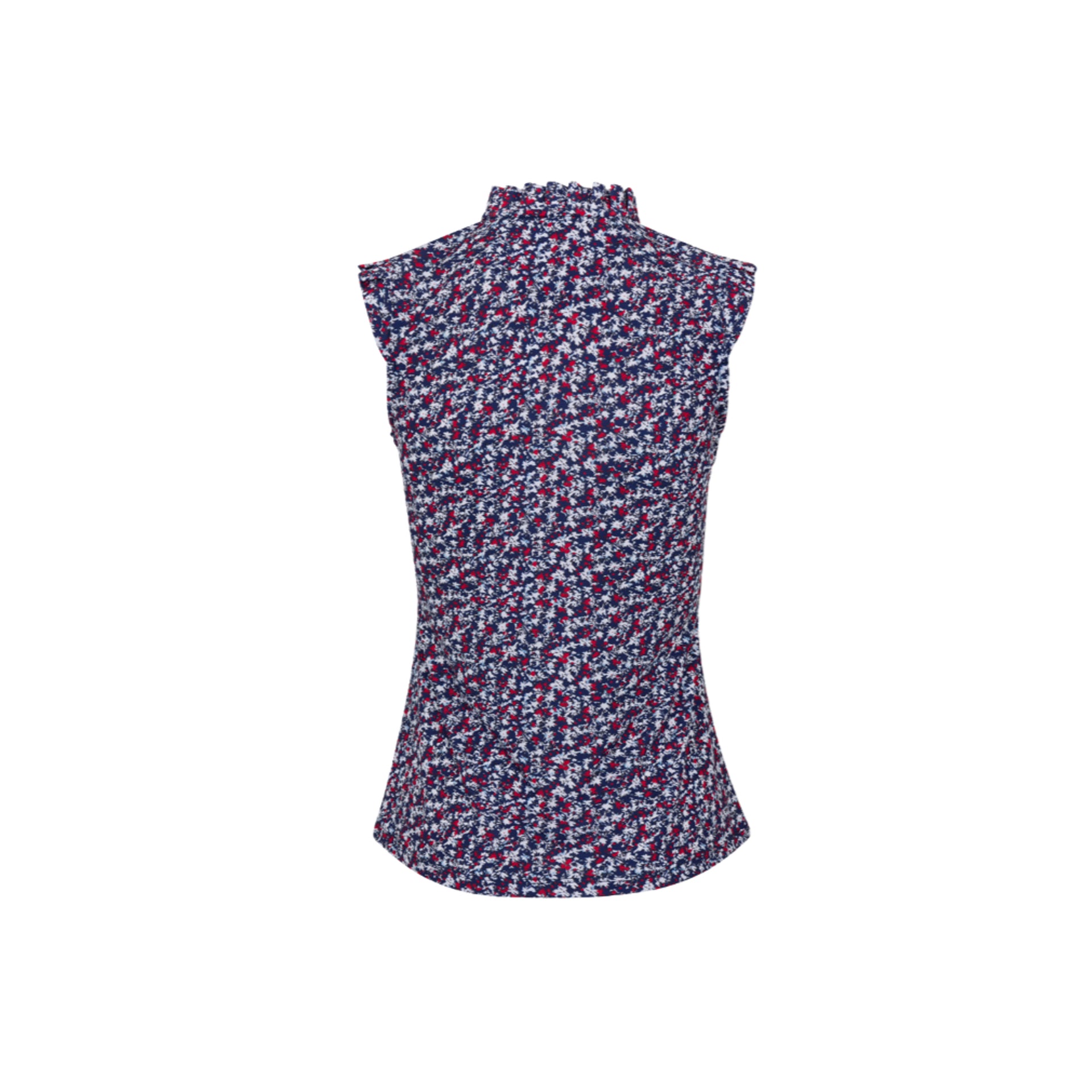 GNM MEADOW S/L CAMO FLORAL POLO NAVY NAVY / L