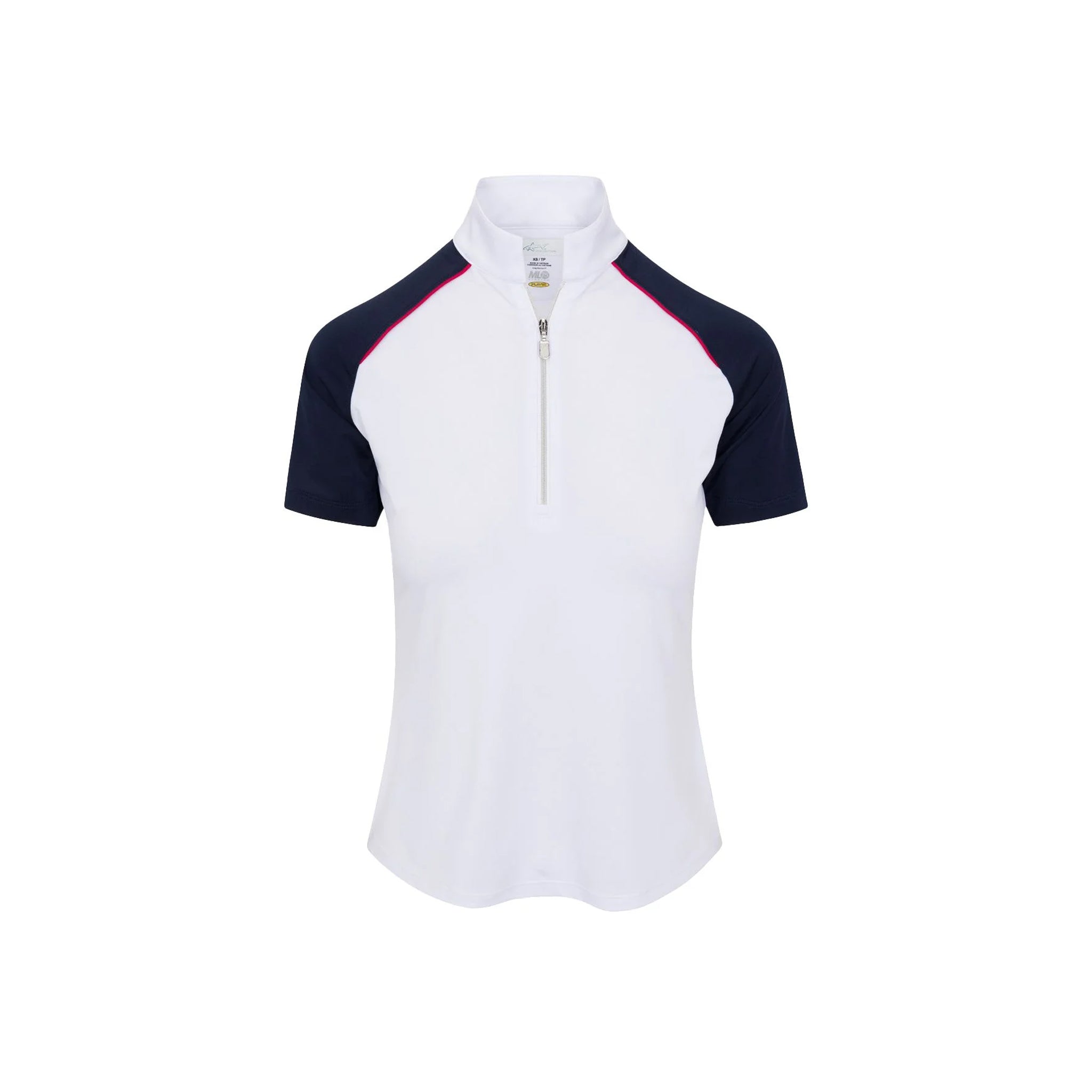 GNM HONOR S/S ENGINEERED BLOCKED POLO WHT WHT / L