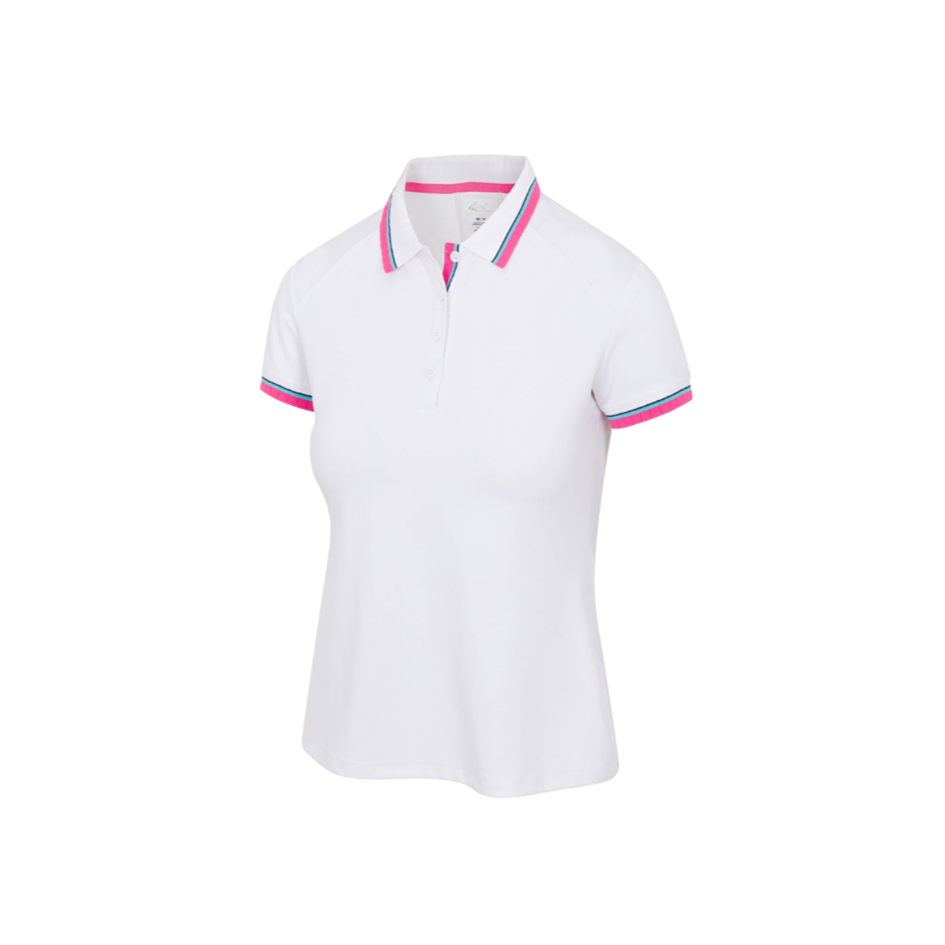 GNM PRESCOTT PIQUE S/S POLO WHT WHT / L