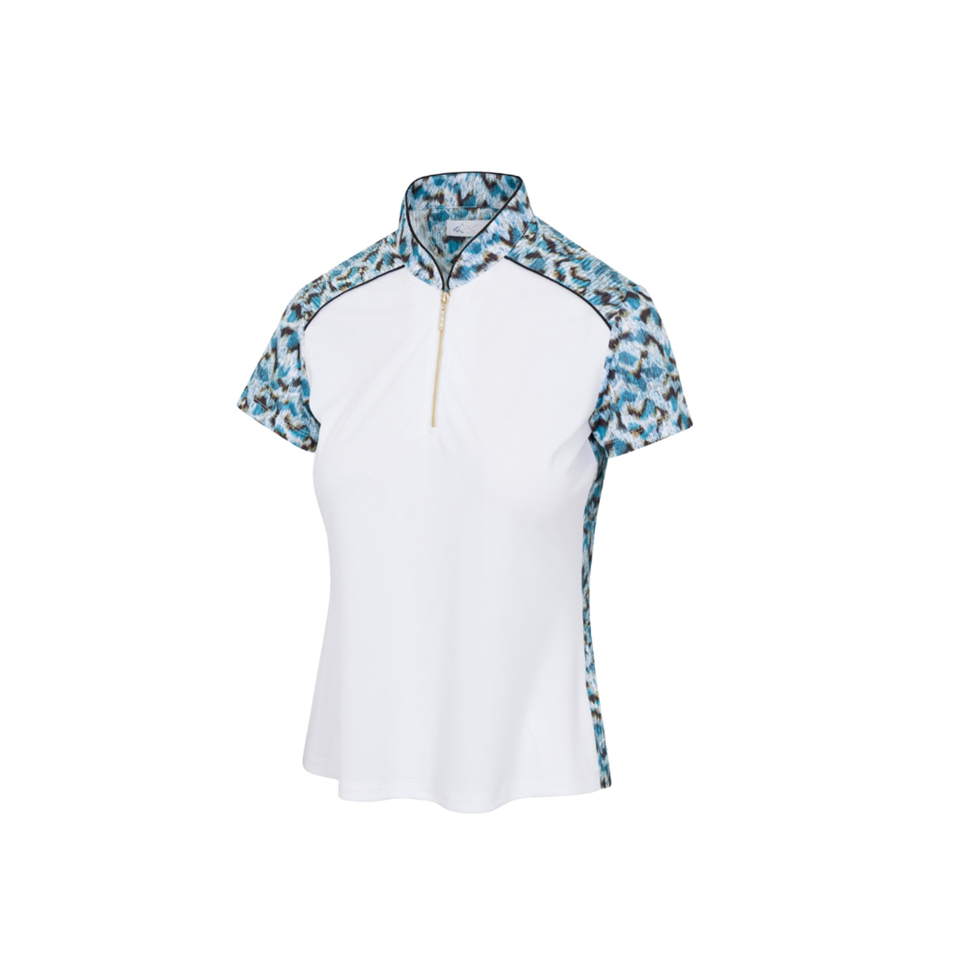 GNM AVA ML75 RECYCLED S/S POLO LAGOON BLUE LAGOON BLUE / L