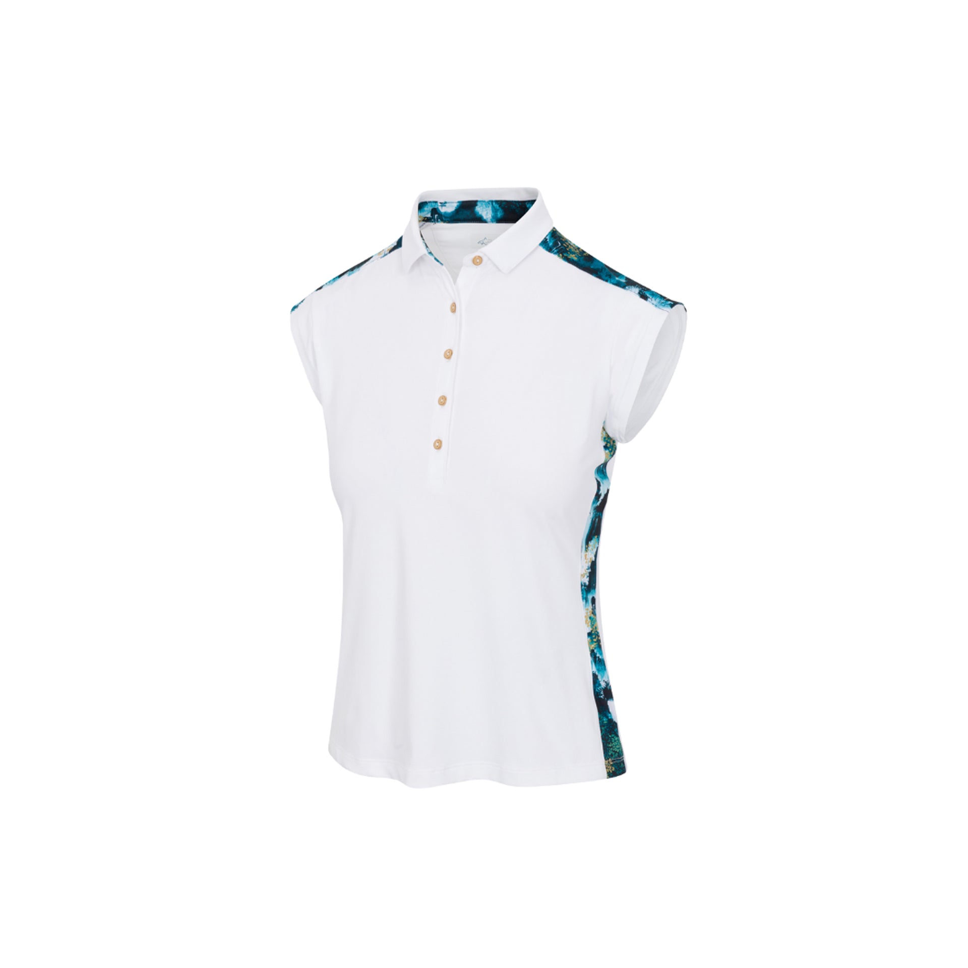 GNM BELCAMPO S/S ML75 STRETCH POLO WHT WHT / L
