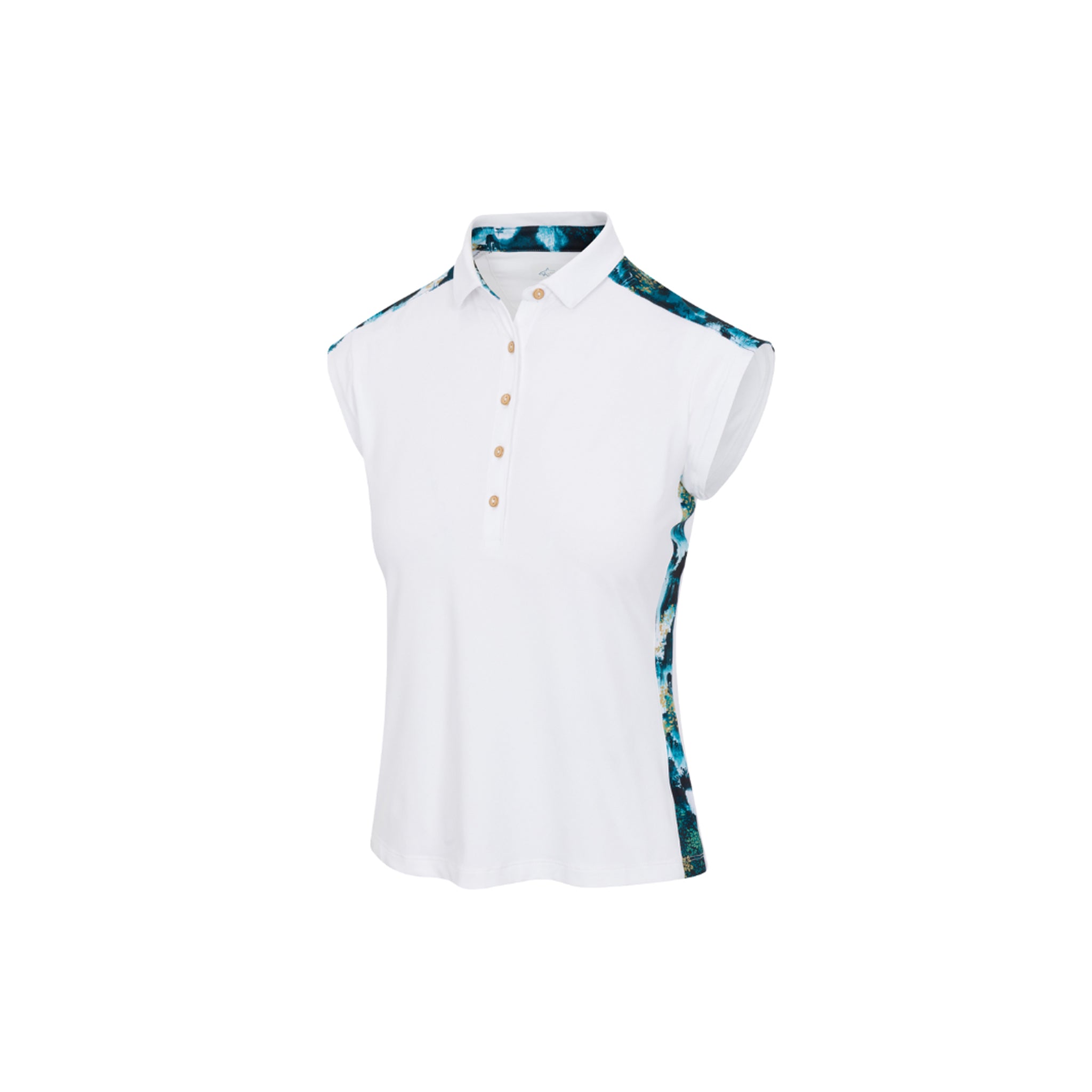 GNM BELCAMPO S/S ML75 STRETCH POLO WHT WHT / L