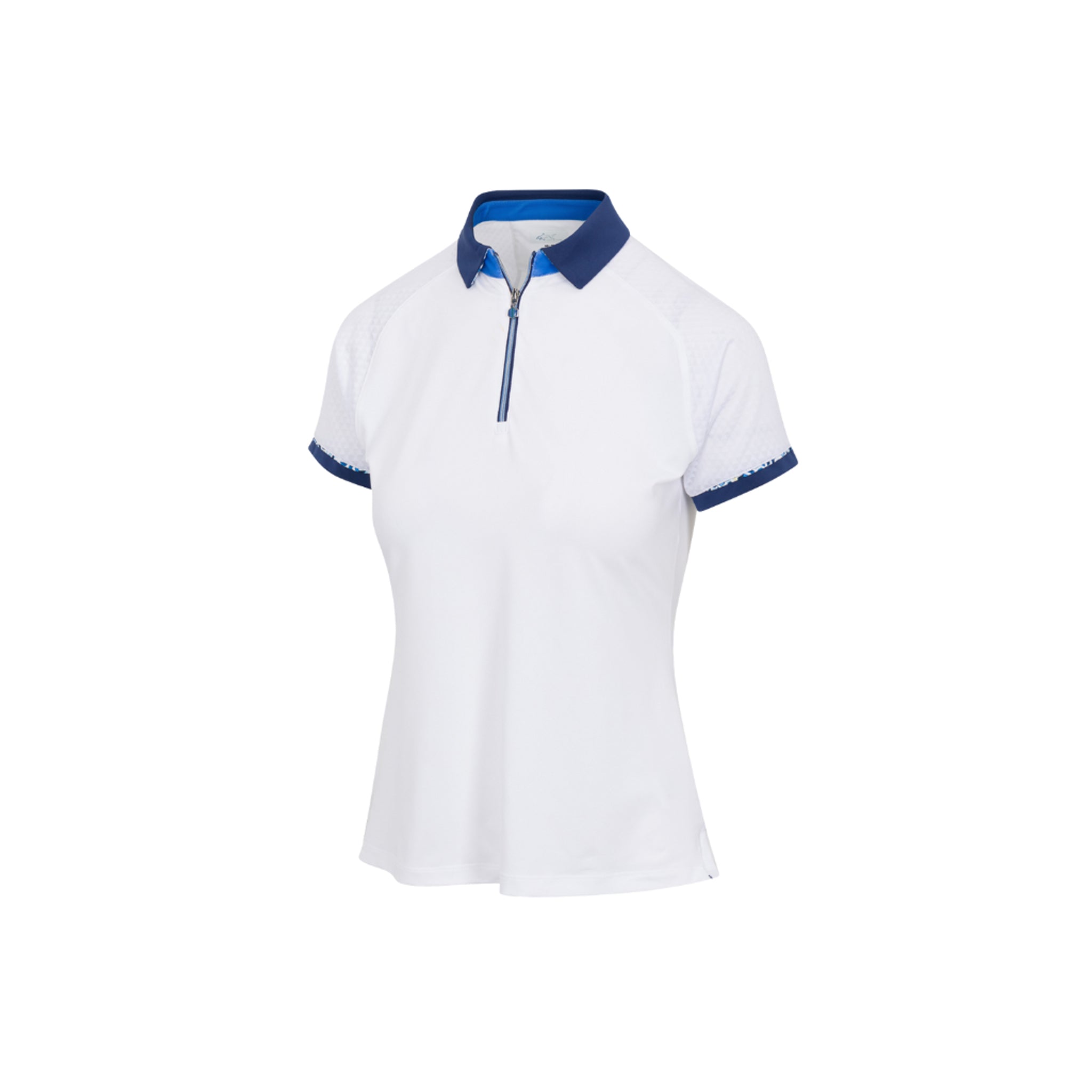 GNM ROYALTON ML75 STRETCH S/S POLO WHT WHT / L