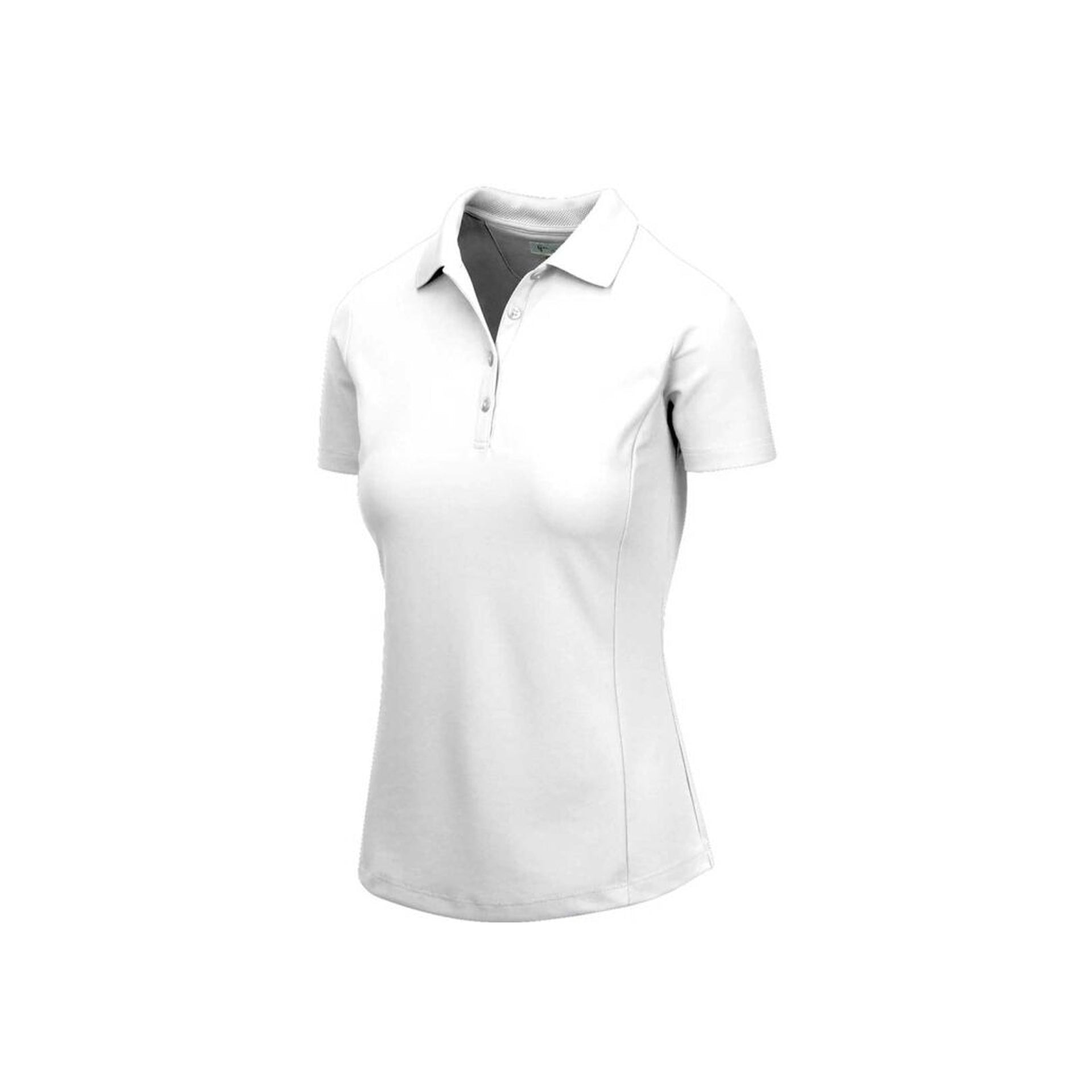 WHITE WOMEN'S PROTEK MICRO PIQUE POLO