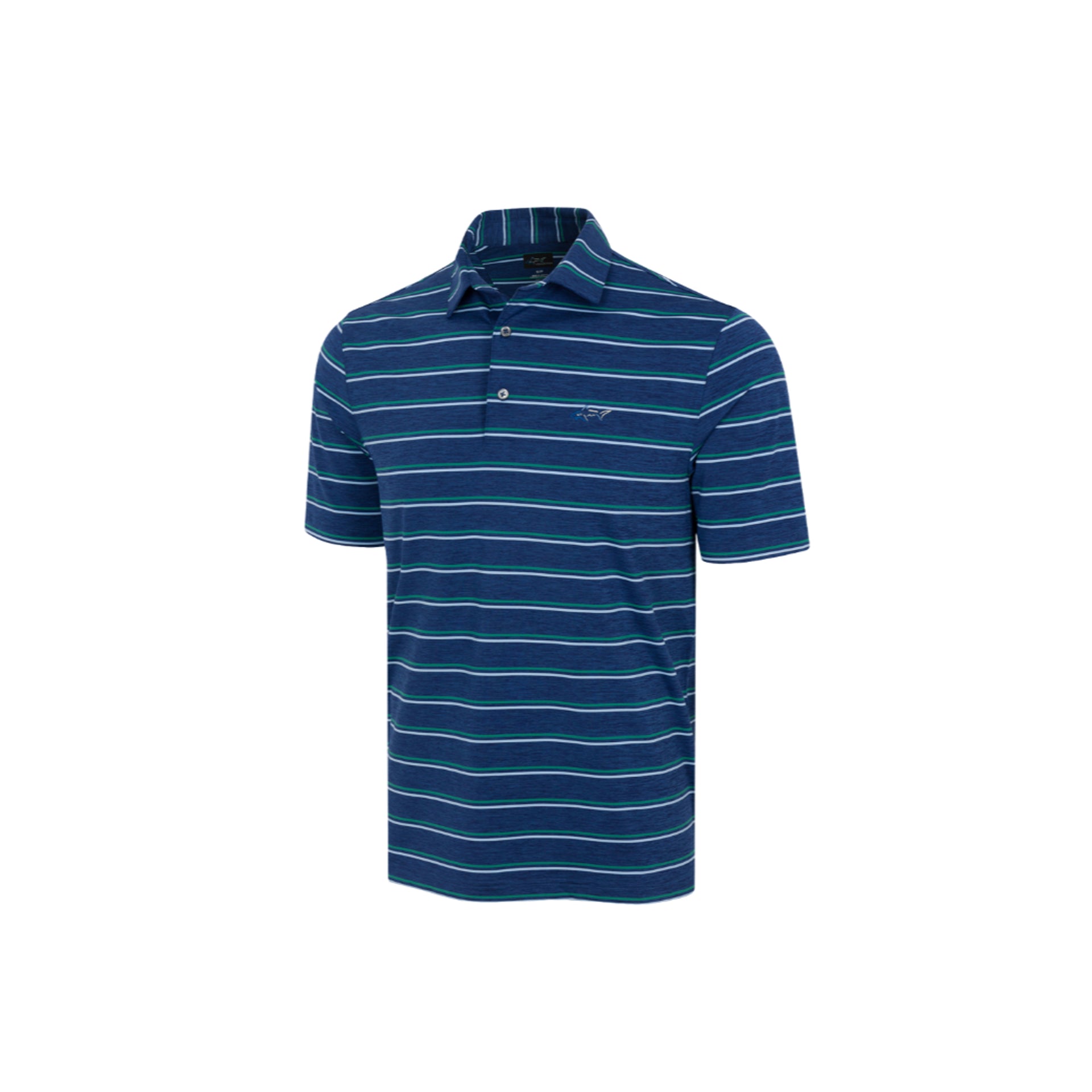 GNM ML75 STRETCH JERSEY ESCAPE STRIPE POLO NOCTURNE HEATHER NOCTURNE HEATHER / L