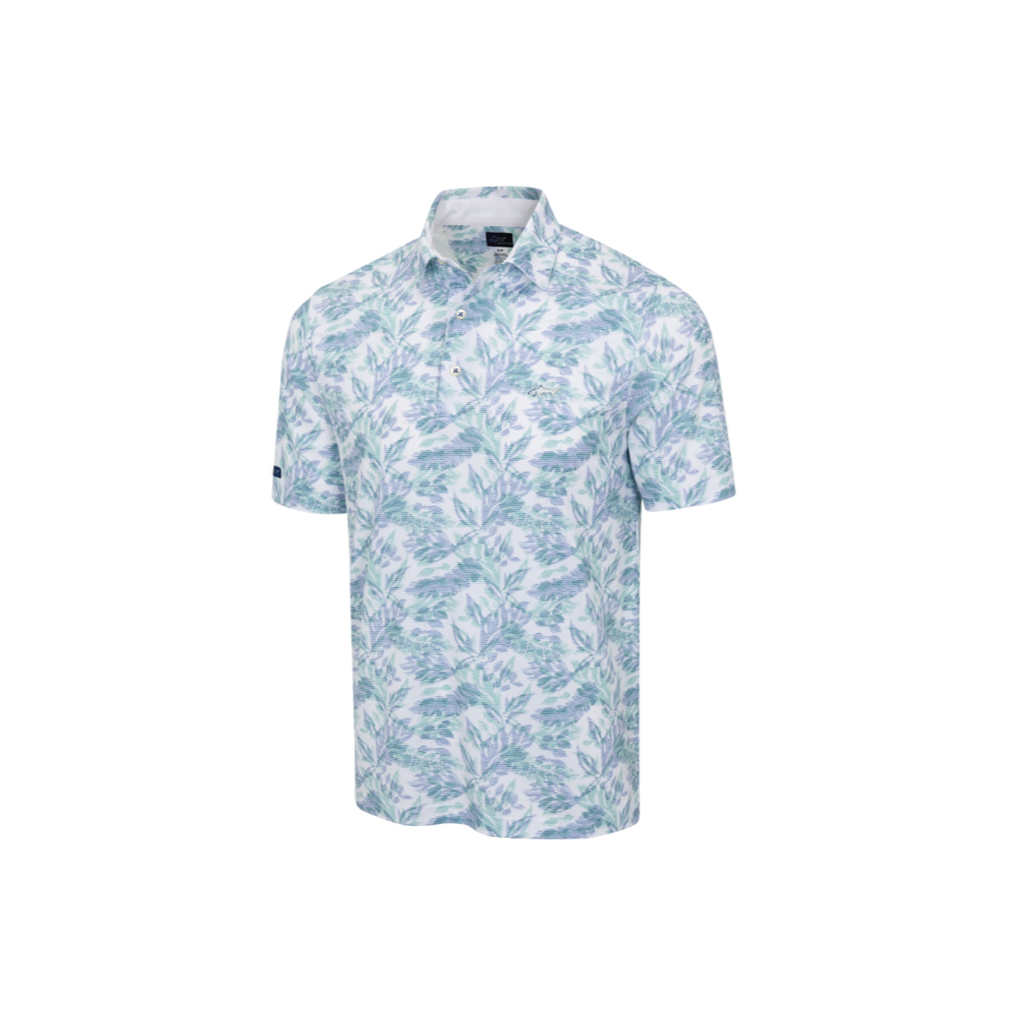 GNM ISLAND BREEZE ML75 STRETCH POLO WHT WHITE / L