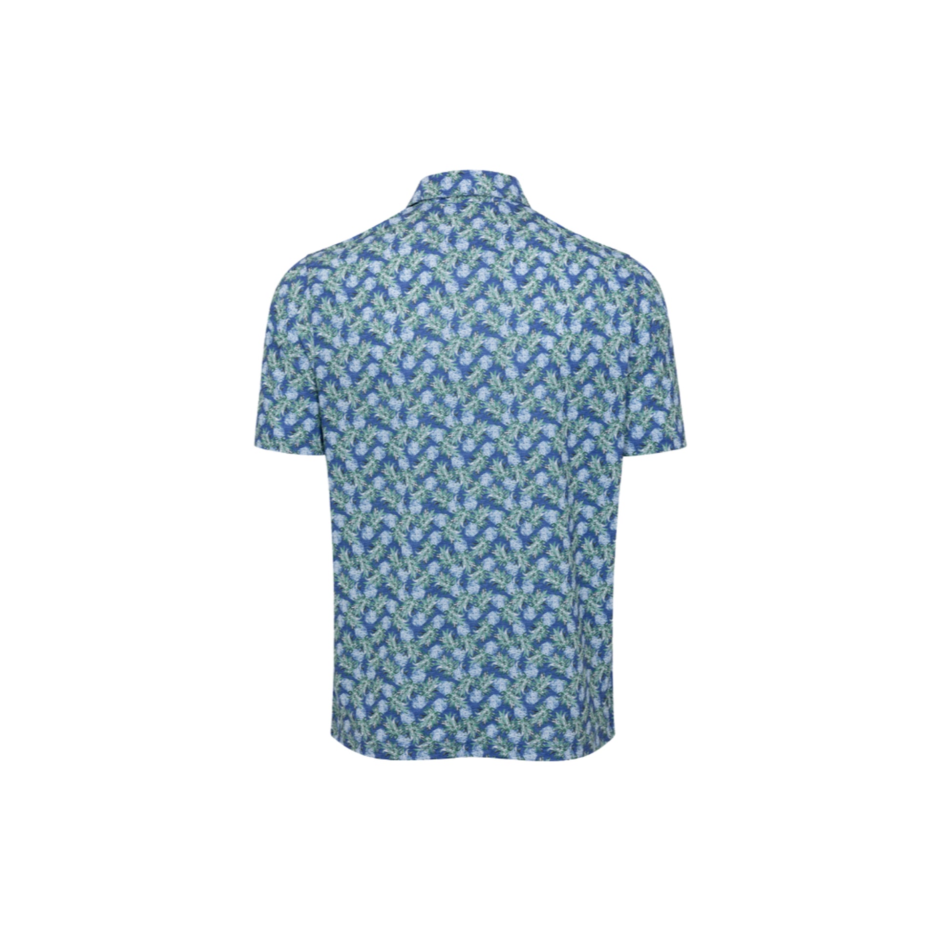 GNM ML75 STRETCH MESH TROPICAL PINA POLO DEEP BLUE DEEP BLUE / L