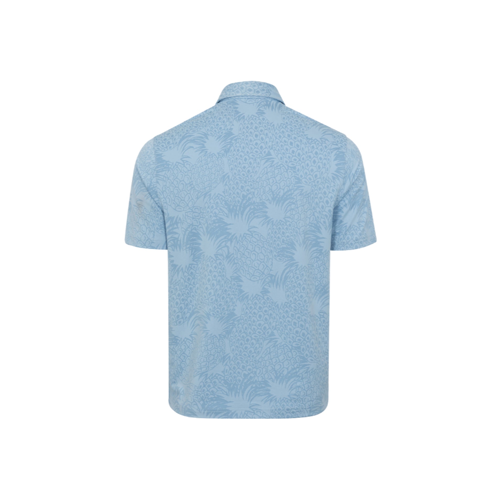 GNM ROYAL PALMS FULL BUTTON POLO BLUE HAZE BLUE HAZE / L