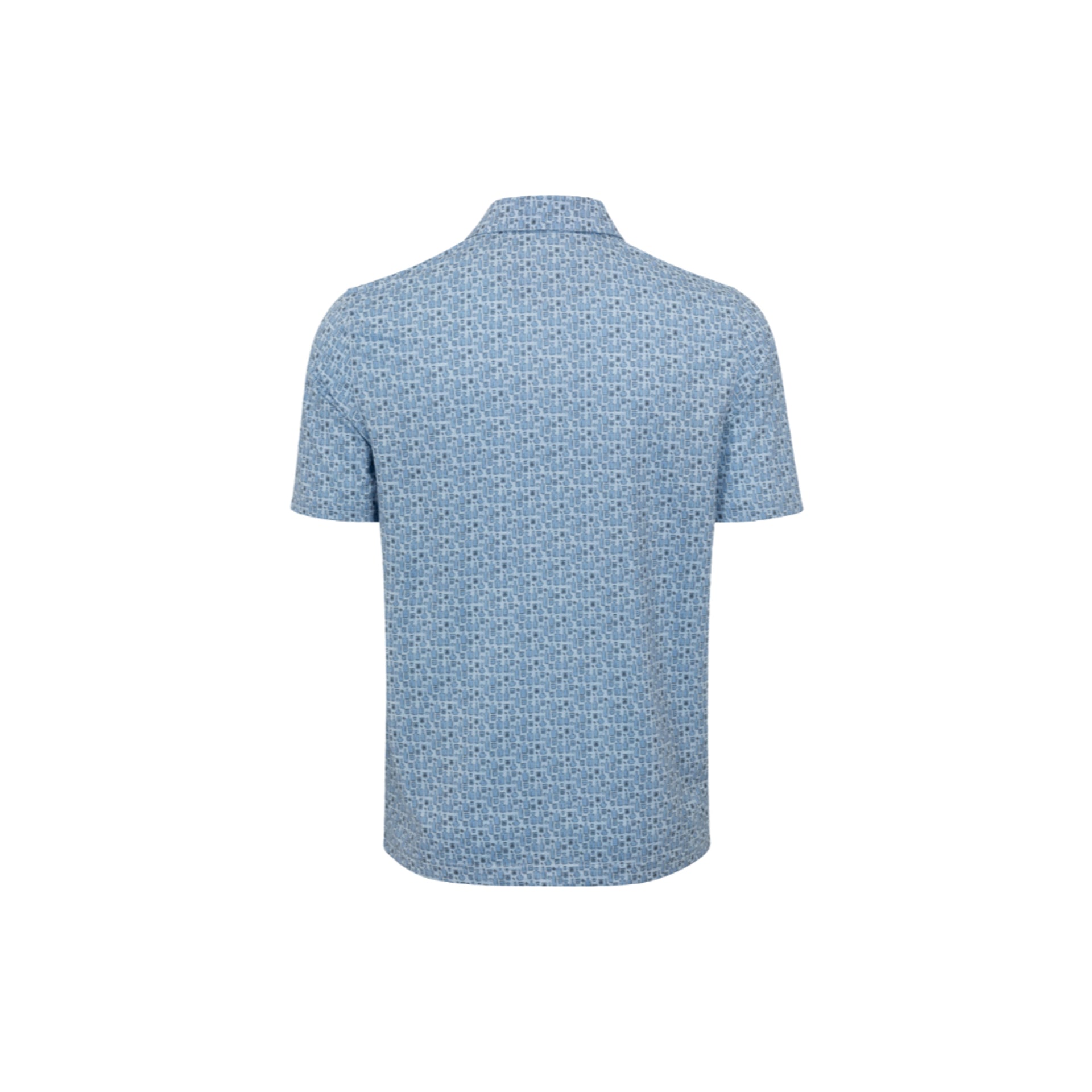 GNM COCKTAIL HOUR ML75 STRETCH POLO BLUE HAZE BLUE HAZE / L