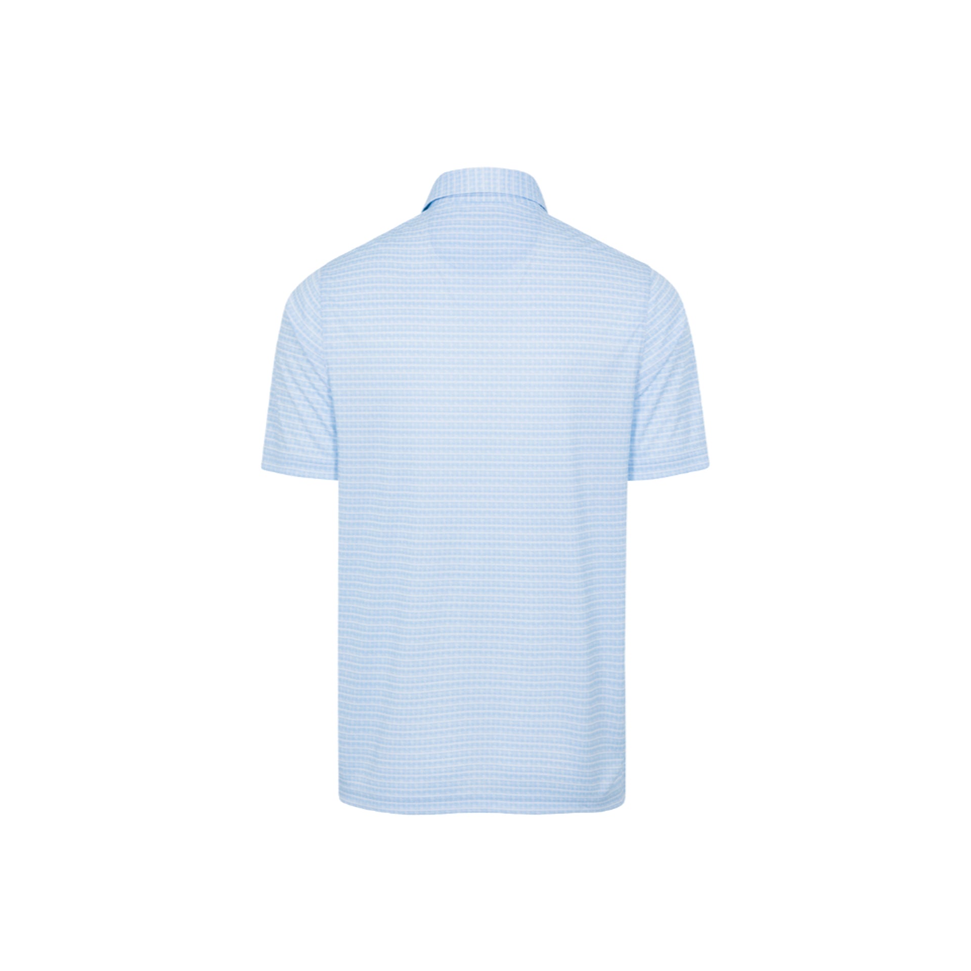 CLOUD RECYCLED MICROLUX HOUNDSTOOTH STRIPE PRINT POLO