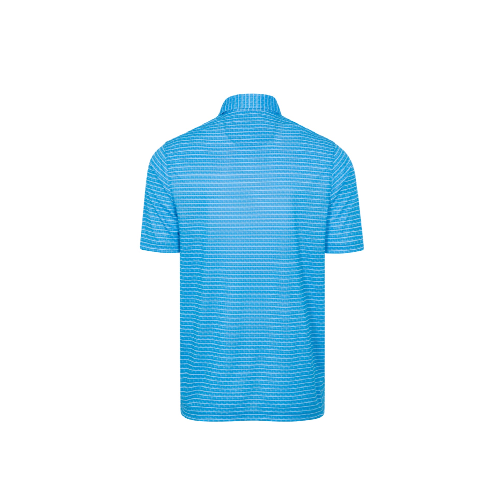 PERFECT SKYS RECYCLED MICROLUX HOUNDSTOOTH STRIPE PRINT POLO