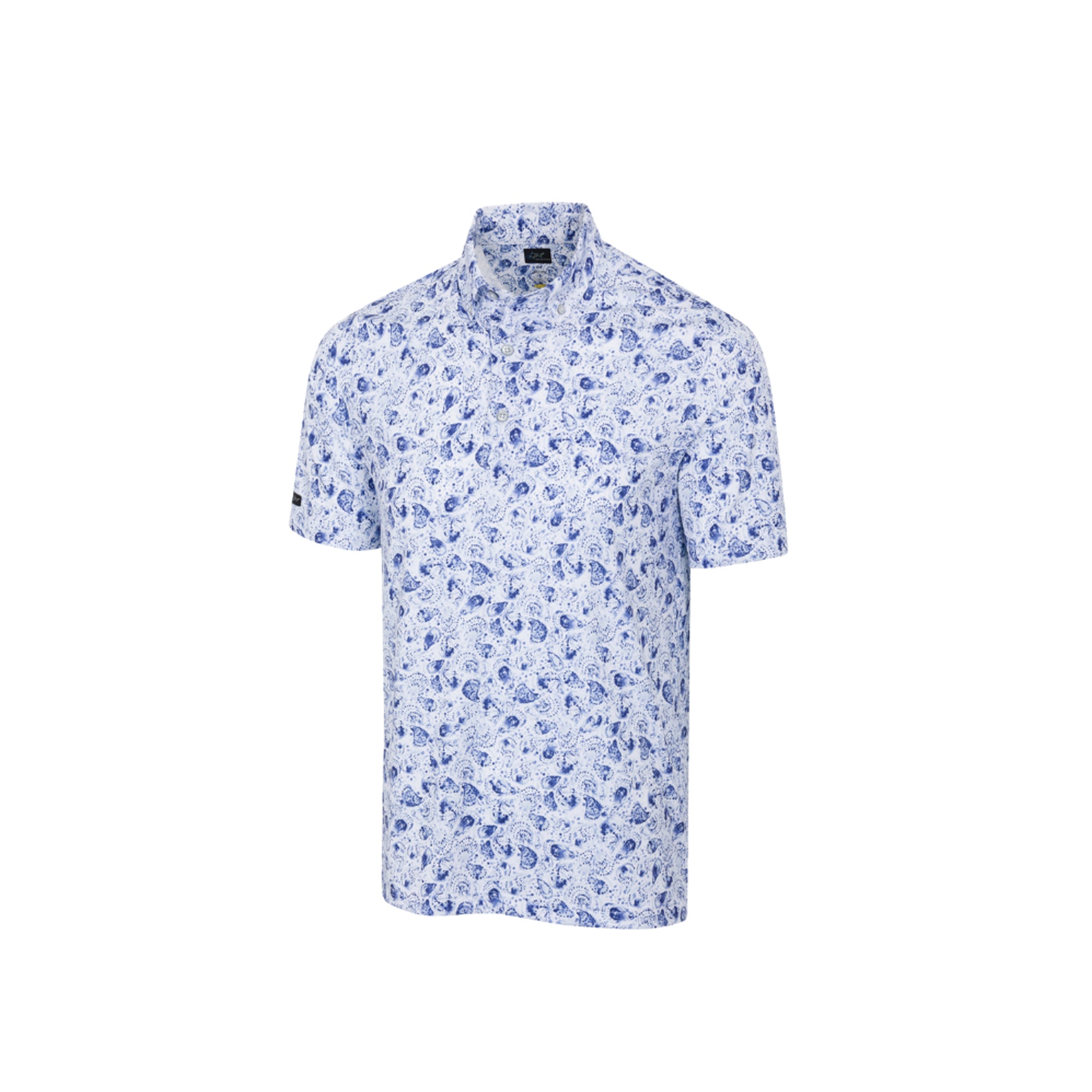 GNM SHORELINE ML75 STRETCH POLO CASPIAN CASPIAN / L