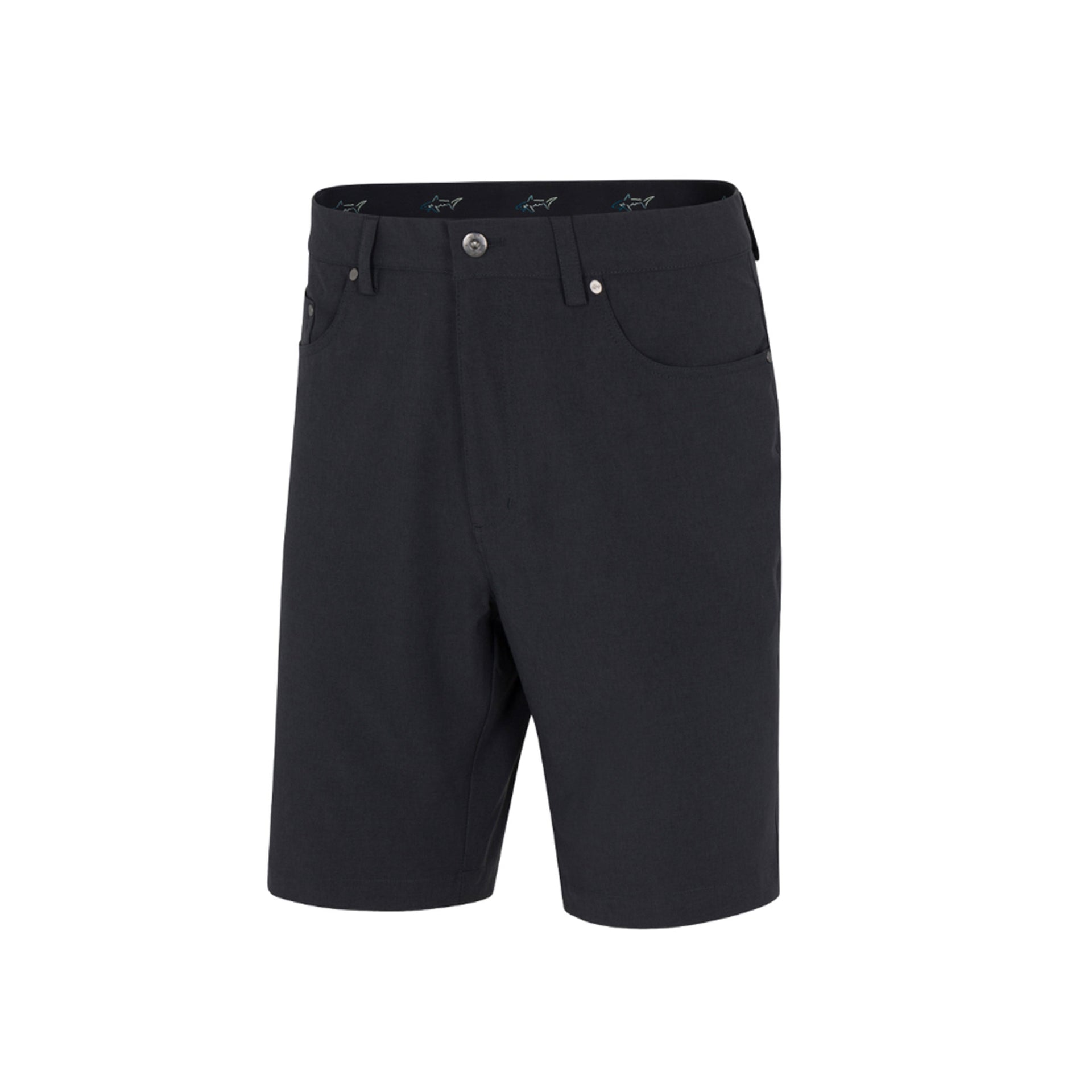 GNM MICROLUX 5-POCKET HEATHERED SHORT 32 / Black