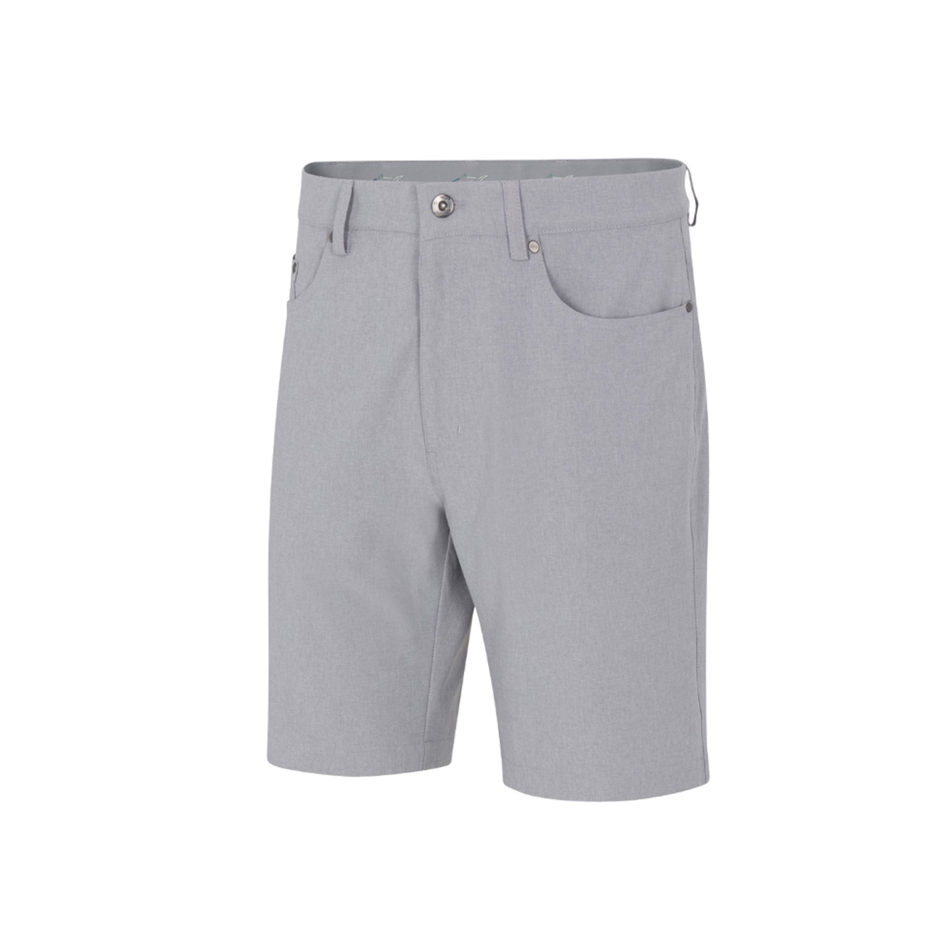 GNM MICROLUX 5-POCKET HEATHERED SHORT 30 / Sterling
