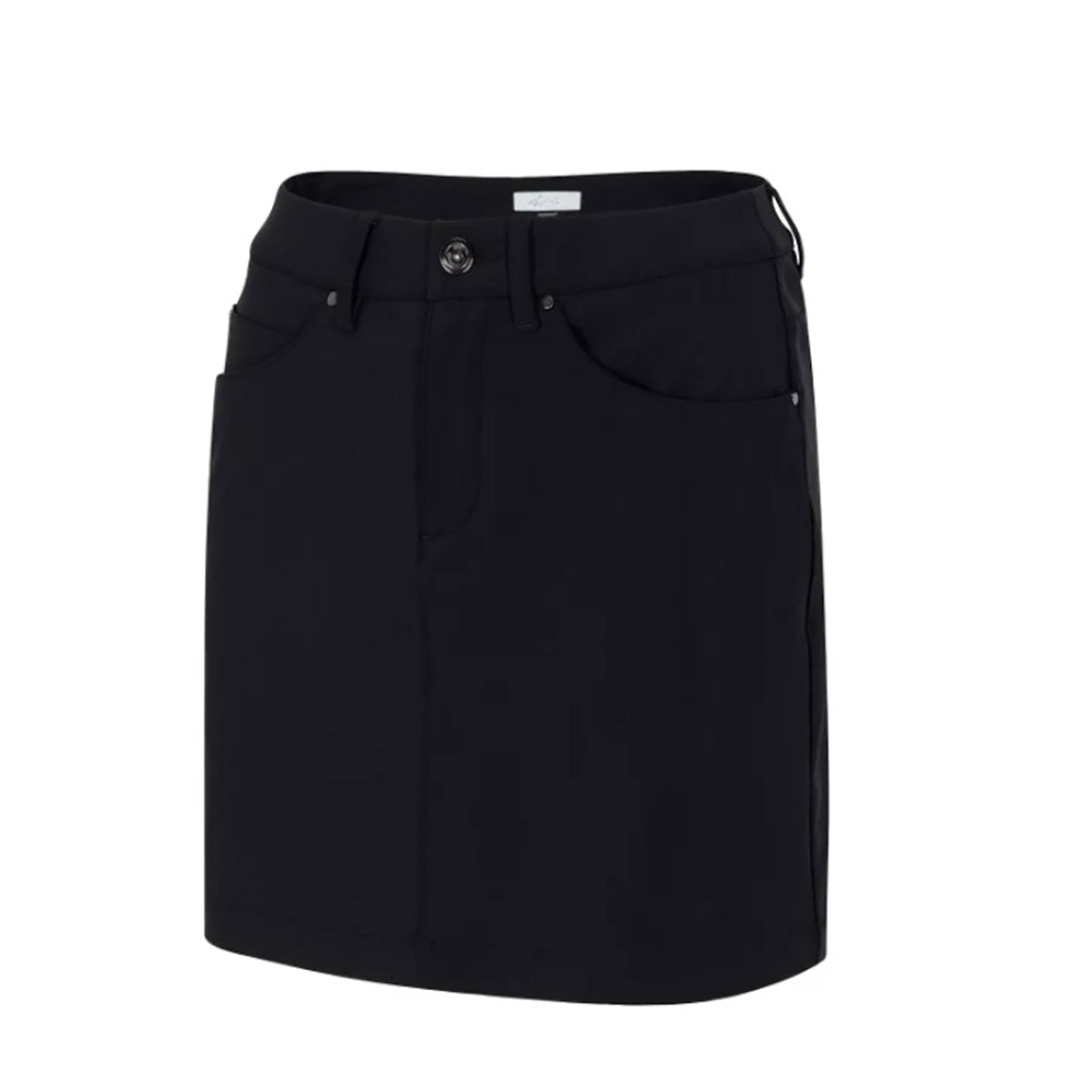 GNM LEXI 17 INCH STRETCH SKORT BLK BLK / L