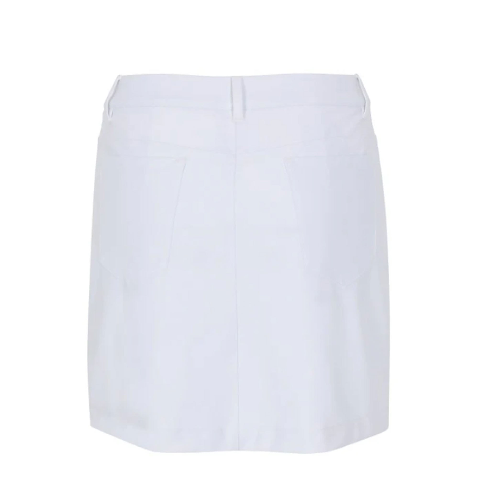 GNM LEXI 17 INCH STRETCH SKORT BLK WHT / L