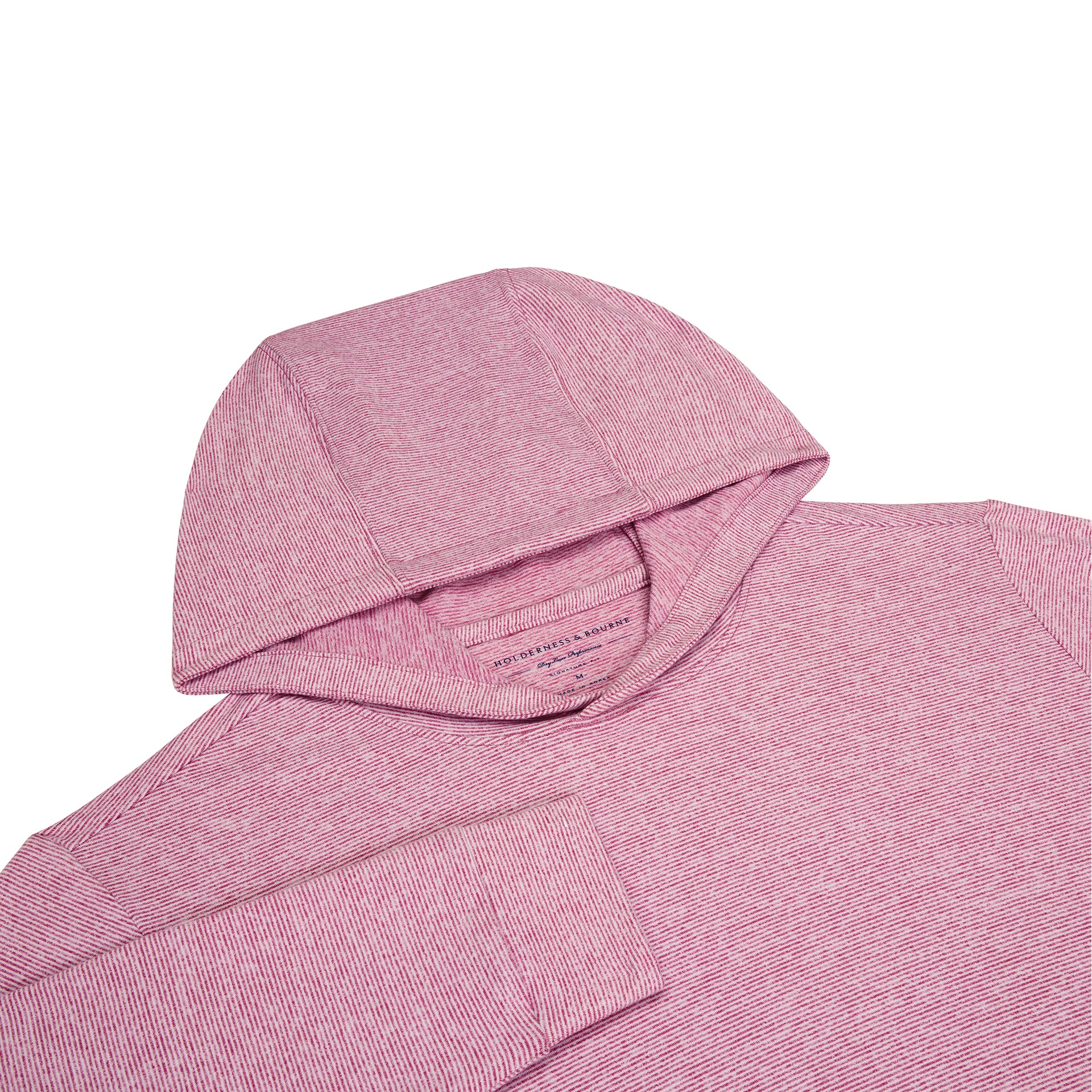 THE HAMILTON PULLOVER HEATHERED HEATHERED CABERNET/WHT