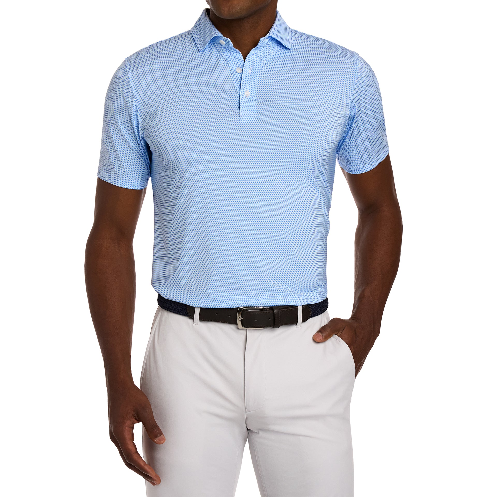 THE NORMAN SHIRT VISTA BLUE&HORIZON BLUE
