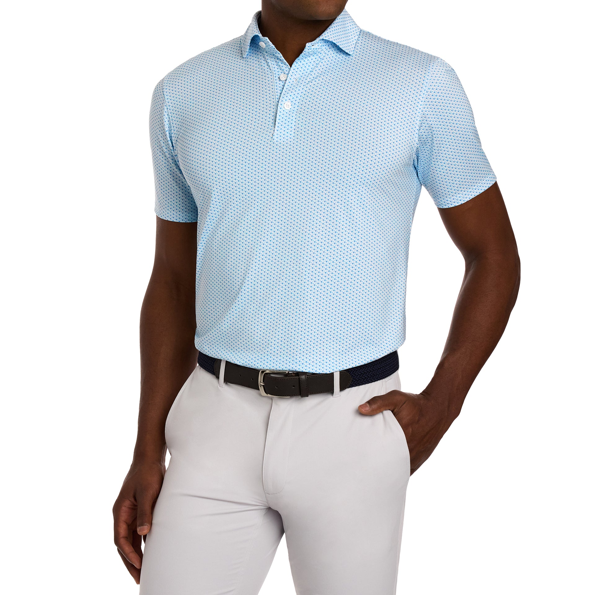 THE FULTON SHIRT HARBOR&MAIDSTONE BLUE