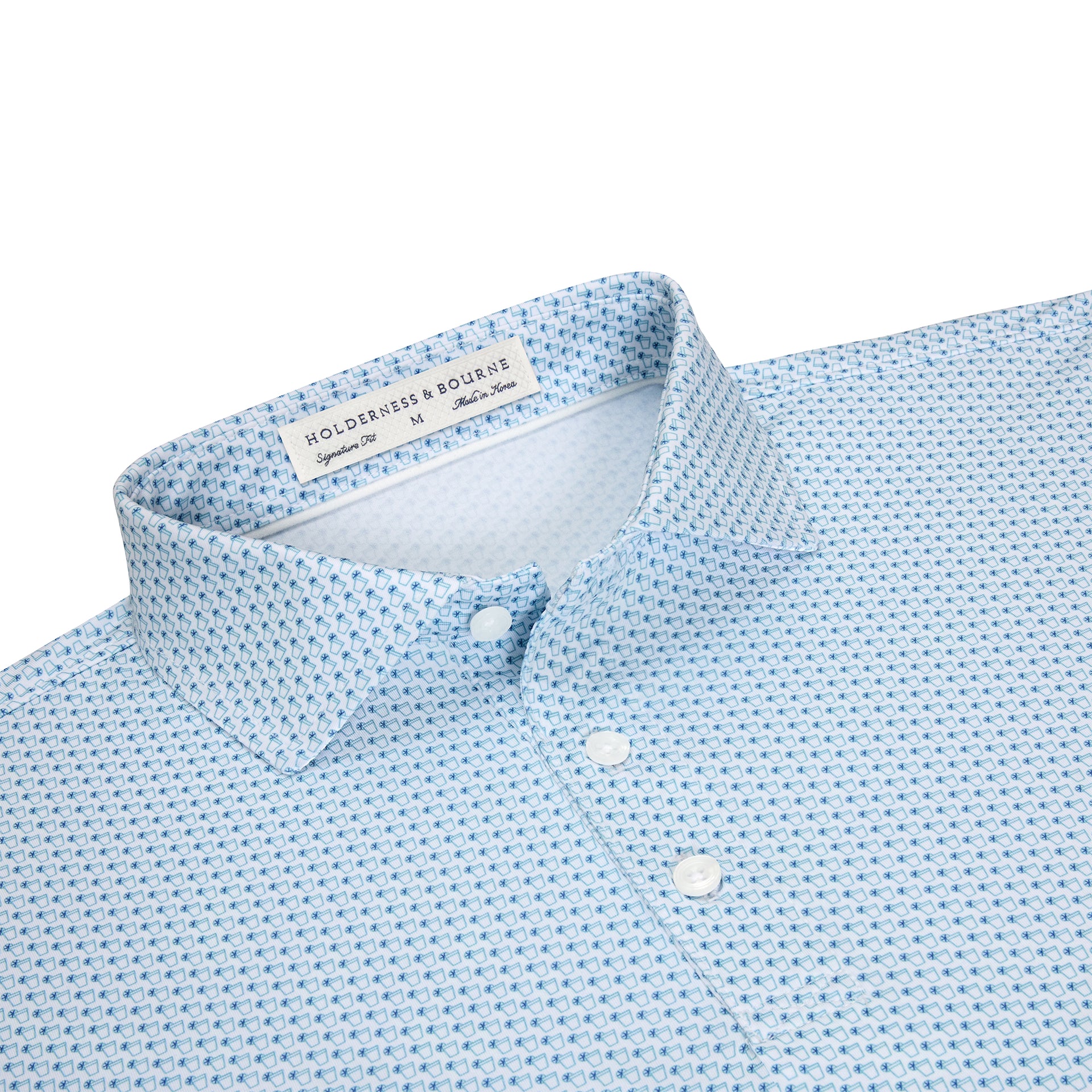 THE FULTON SHIRT HARBOR&MAIDSTONE BLUE
