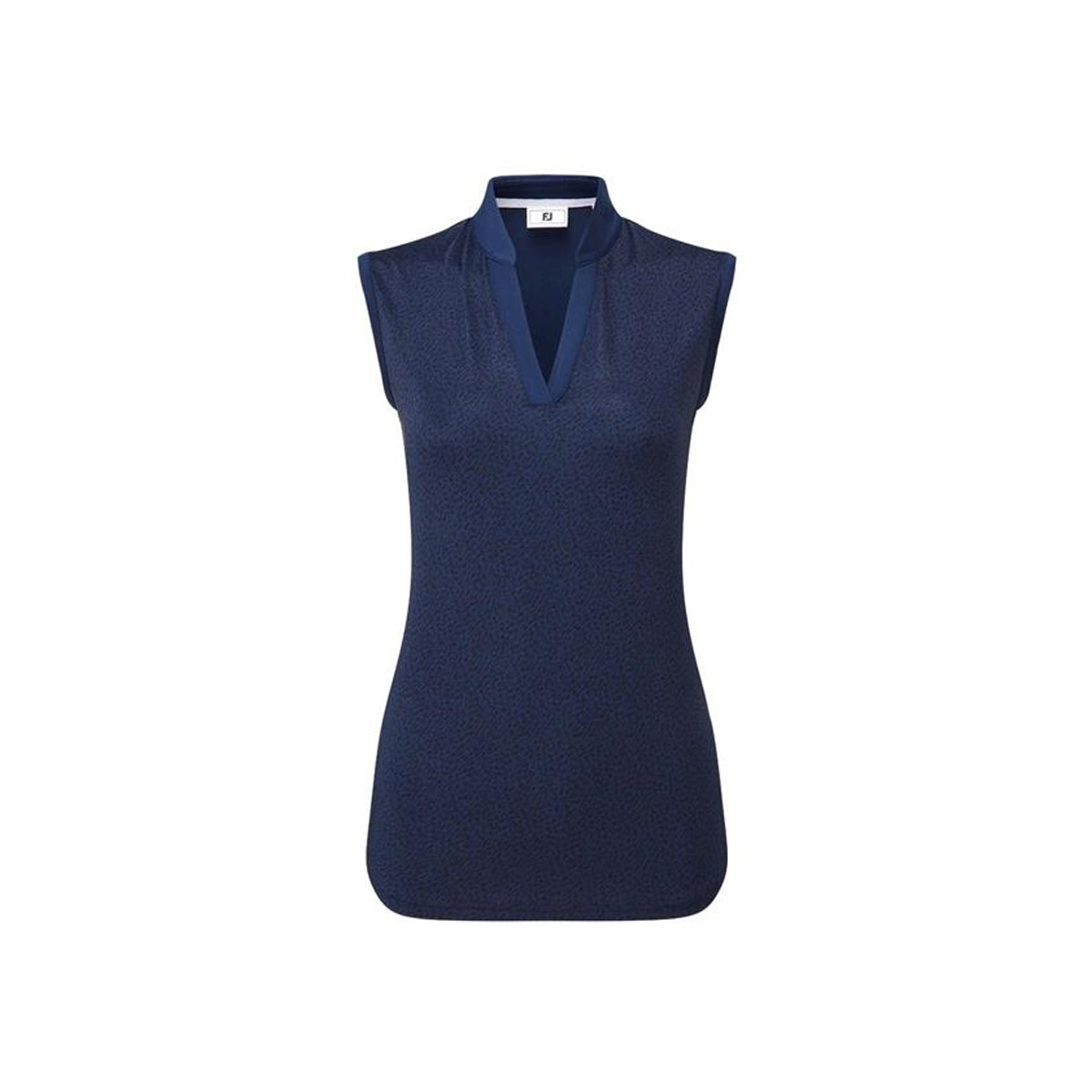 FJ ANIMAL PRINT SLEEVELESS LISLE NAVY L