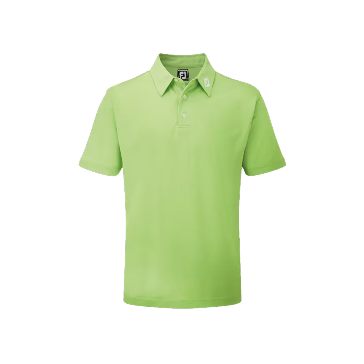 FJ STRETCH PIQUE SOLID SHIRT ATHLETIC FIT LIME L