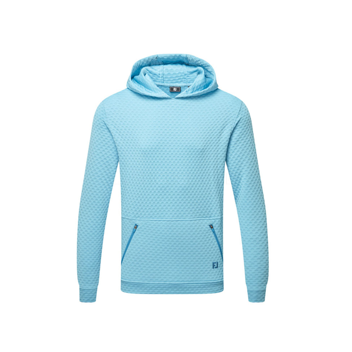 FJ TEXTURED KNIT HOODIE AIR BLUE L