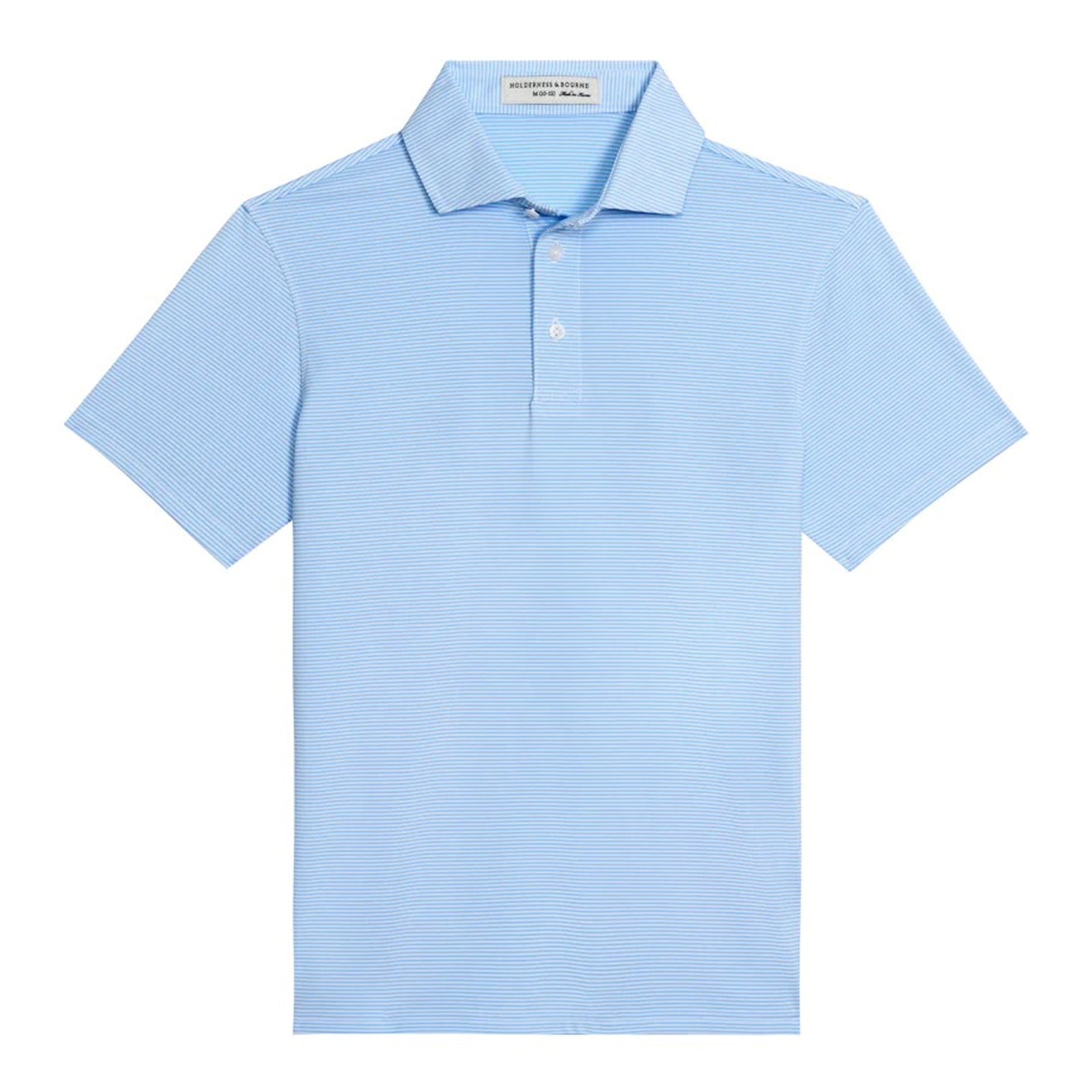 THE PERKINS BOYS SHIRT VISTA BLUE&WHT