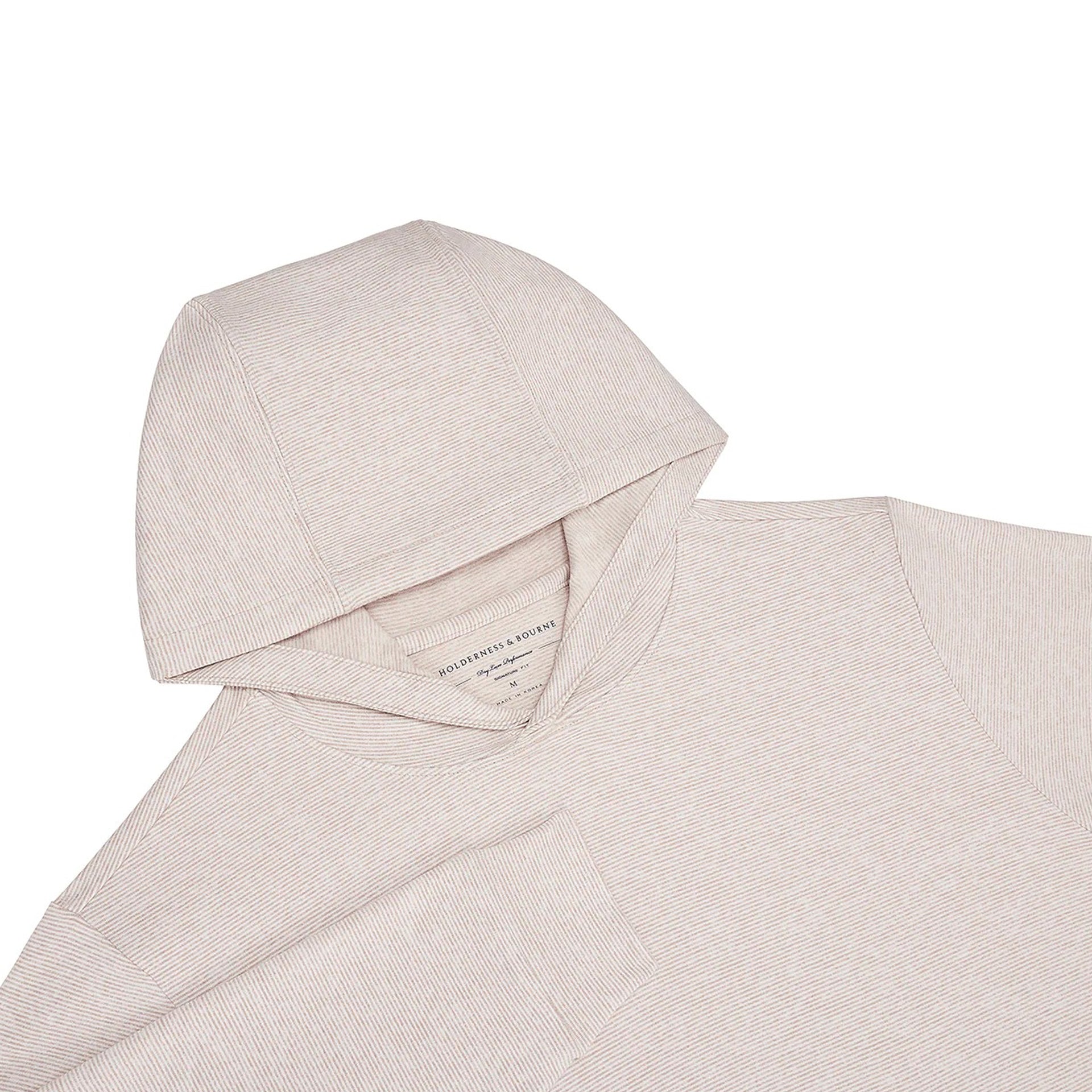 THE HAMILTON PULLOVER HEATHERED HEATHERED DUNE/WHT