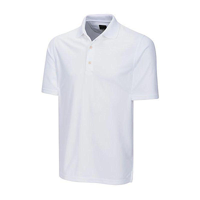 GN PERFORMANCE MICRO PIQUE POLO WHITE