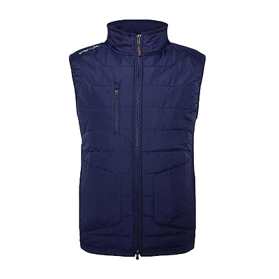 RL HYBRID JACKET SLEEVELESS NAVY