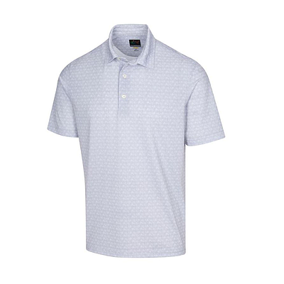 GREY- FREEDOM MICRO PIQUE PRINT POLO