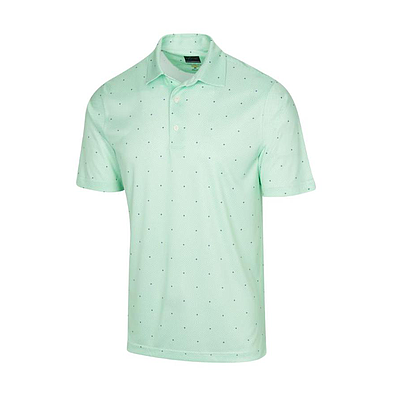 LIME- JACKS PRINT POLO 