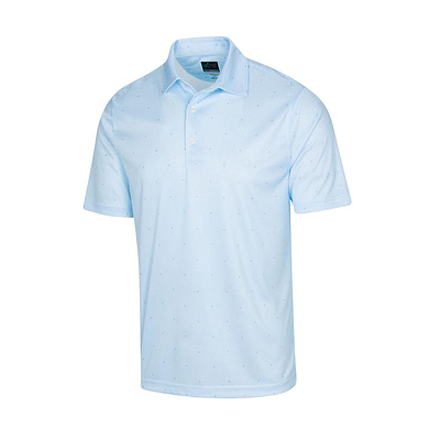 BLUE- JACKS PRINT POLO 