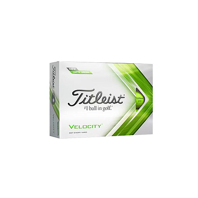 VELOCITY GREEN GOLF BALLS 