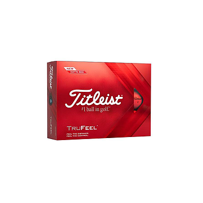 TRUFEEL RED GOLF BALLS