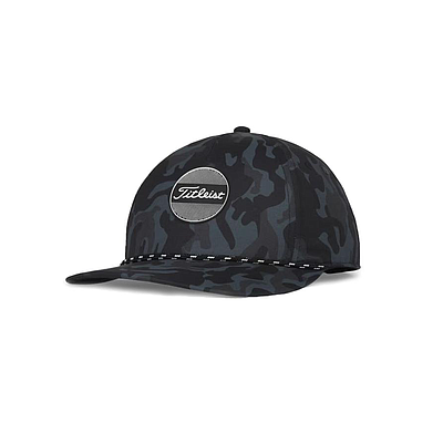 TITLEIST JUNIOR BOARDWALK ROPE CAP BLK/CAMO-