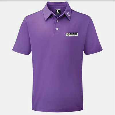 PURPLE FJ STRETCH PIQUE SHIRT