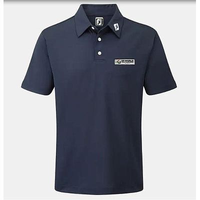 NAVY FJ STRETCH PIQUE SOLID SHIRT 