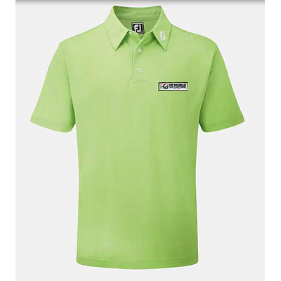 LIME FJ STRETCH PIQUE SOLID SHIRT