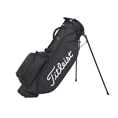 BLACK - PLAYERS 4 STAND BAG