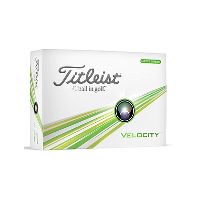 TITLEIST VELOCITY GREEN GOLF BALLS 