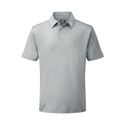 STRETCH PIQUE ATHLETIC FIT SHIRT GREY