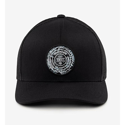 BLACK-THE PATCH FLORAL SNAPBACK HAT