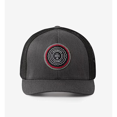 HEATHER GREY -THE PATCH SNAPBACK HAT