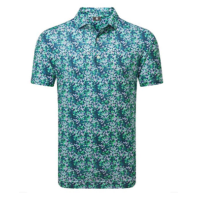 GARDEN PRINT LISLE FOOTJOY SHIRT