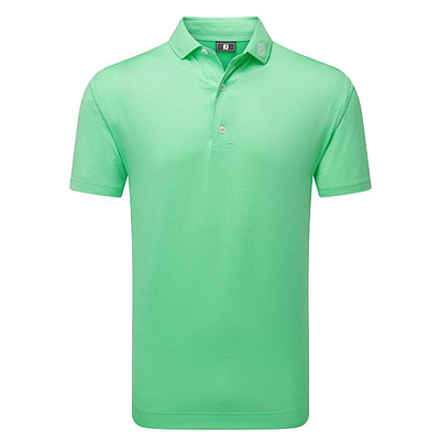 ABACUS PRINT LISLE SEAFOAM FOOTJOY SHIRT