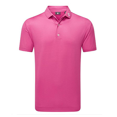 ABACUS PRINT LISLE MAGENTA FOOTJOY SHIRT